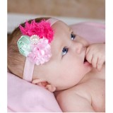 Κορδέλα "Pink-White flowers"