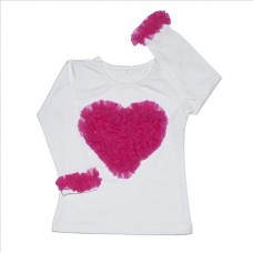 Μπλούζα φούξια καρδούλα