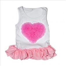 Μπλούζα - τουνίκ ροζ καρδούλα