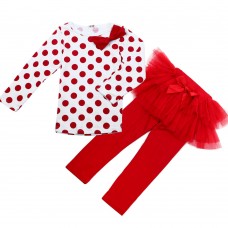 Σετ "Red dots tutu"