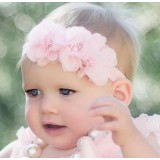 Κορδέλα "Pink Flowers"