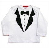 Oh Baby London Μπλούζα White Tuxedo Oh Baby London Μπλούζα White Tuxedo