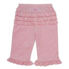 Ροζ βελούδινο παντελόνι Rufflebutts