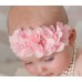 Σετ "Pink flowers-headband"